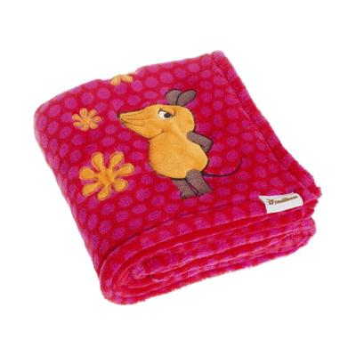Playshoes fleecedeken muis 75 x 100 cm roze