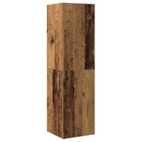 Tv-meubel 30,5x30x110 cm bewerkt hout oud houtkleurig - thumbnail