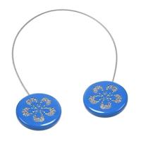 2 PC'S eenvoudige moderne magneetdraad gordijn gesp magnetische gratis installatie Gordijnband tie Wire gordijn haak (blauw) - thumbnail