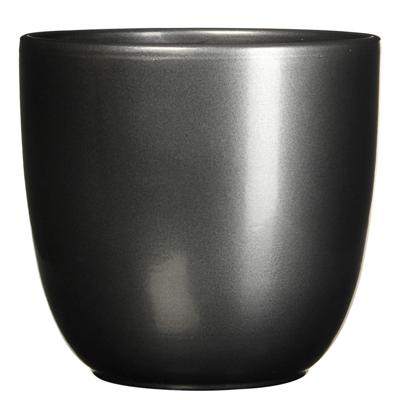 Bloempot Pot rond es/19 tusca 20 x 22.5 cm antraciet Mica - Mica decorations Bloempot Pot rond es/19 tusca 20 x 22.5 cm antraciet Mica - Mica decorations