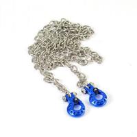 Fastrax Metal Hook & Steel Chain Set Blue - thumbnail