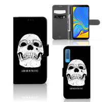 Telefoonhoesje met Naam Samsung Galaxy A7 (2018) Skull Eyes - thumbnail