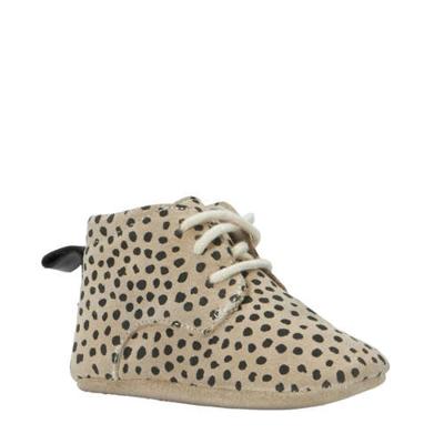 Mavies babyslofjes Classic Boots Speckle sand-L