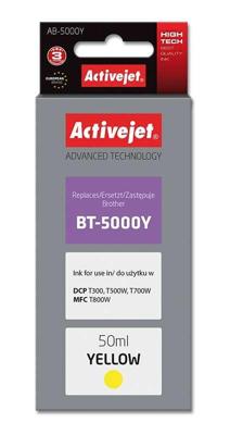 Activejet AB-5000Y inkt (vervanging Brother BT-5000Y; Supreme; 50 ml; geel)