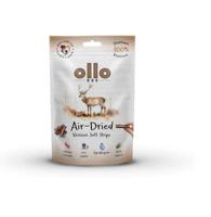OLLO Air-Dried Venison strips - traktatie voor hond - 80g - thumbnail