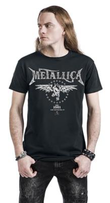 Metallica T-Shirt And Justice For All Tracks Black Size L