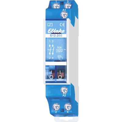 Eltako S12-200-12V DC Stroomstootschakelaar DIN-rail 2x NO 230 V 10 A 2300 W 1 stuk(s)