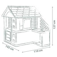 Smoby Nature speelhuis met keuken - thumbnail