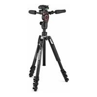 Manfrotto Befree 3-Way Live Advanced Kit, statief en vloeistofkop van aluminium voor camera en camcorder tot 6 kg, compact, fotoaccessoires voor het maken van inhoud, foto's en video's - thumbnail