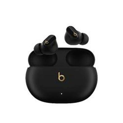 Beats Studio Buds + | echt draadloze oortjes met ruisonderdrukking, verbeterde compatibiliteit met Apple en Android, ingebouwde microfoon, zweetbestendige bluetoothoortjes - Zwart en goud