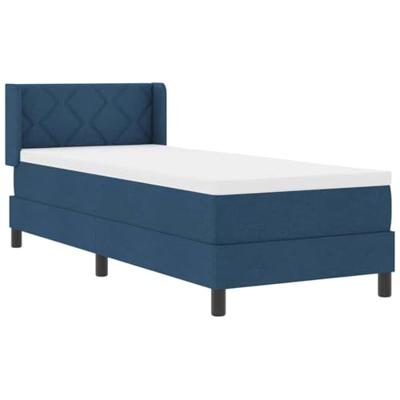 Boxspringbed met matras met matras Blauw 80 x 200 cm