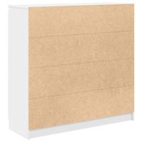 Dressoir met lades 100,5x35x98,5 cm spaanplaat wit - thumbnail