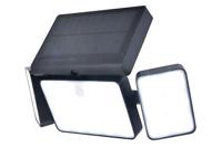 Lutec Zwarte wandlampTuda solar 3 - 6935502330 - thumbnail