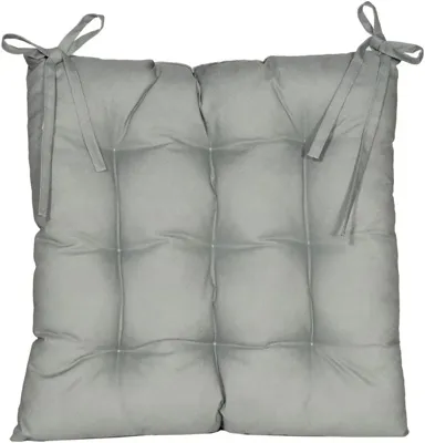 Anna's Collection zitkussen gewatteerd 38x38cm olijf