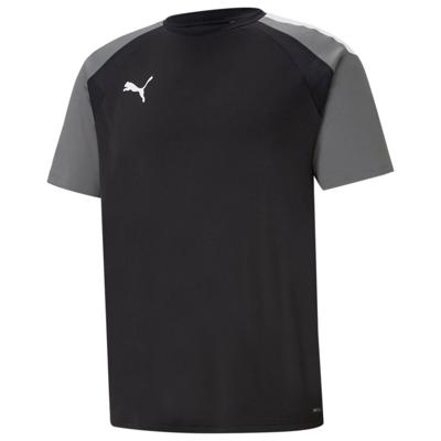 PUMA teamPACER Voetbalshirt Zwart Grijs Wit PUMA teamPACER Voetbalshirt Zwart Grijs Wit