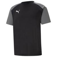 PUMA teamPACER Voetbalshirt Zwart Grijs Wit - thumbnail