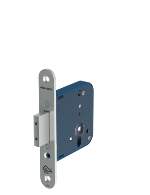 Lips 2456 Veiligheidsbijzetslot | SKG** | DM50mm | RC | voorplaat RVS 24x159mm rechthoekig | DR 1+2+3+4 - 7267805