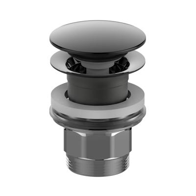 Salenzi Clickwaste Giro Gegalvaniseerd Messing Zwart Chroom ø66 mm Salenzi Clickwaste Giro Gegalvaniseerd Messing Zwart Chroom ø66 mm