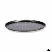 Pizzamal Kinvara Grijs Koolstofstaal 33 x 1 x 33 cm (12 Stuks) - thumbnail