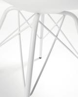 Kave Home Eetkamerstoel / Kuipstoel Ralf - wit - thumbnail