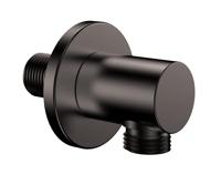 Wiesbaden Wandaansluitbocht rond 1/2" gunmetal - thumbnail