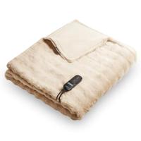 Duux Yentl Overblanket Bubble Rabbit Faux Fur (200x 2000) Elektrische deken Beige - thumbnail