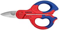 elektriciensschaar Knipex 9505155sb 130 x 32 x 155 mm Glasvezel Roestvrij staal - thumbnail
