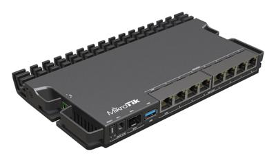 Mikrotik RB5009UPR+S+IN bedrade router 2.5 Gigabit Ethernet, Gigabit Ethernet Zwart - thumbnail