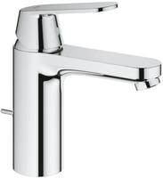 Grohe Eurosmart Cosmopolitan M-size wastafelkraan met koude start en trekwaste chroom - thumbnail