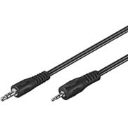 goobay 2,5 mm Jack > 3,5 mm Jack kabel - thumbnail
