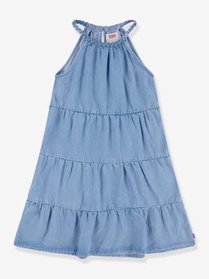 Lange jurk met ruches Halter Tiered Dress LEVI'S® lichtblauw