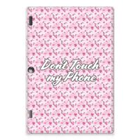 Lenovo Tab 10 | Tab 2 A10-30 Print Case Flowers Pink DTMP - thumbnail