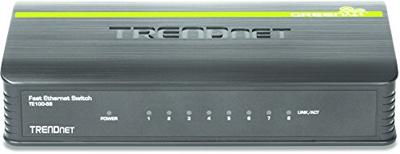 TRENDnet Greennet Ethernet Desktop plastic behuizing switch, TE100-S8