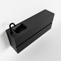 MONDIAZ ADA 120cm toiletmeubel urban. LEX wastafel urban links 1 kraangat - thumbnail