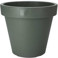 Pro Garden Plantenpot - Tuin - kunststof - donkergroen - D40 cm - thumbnail