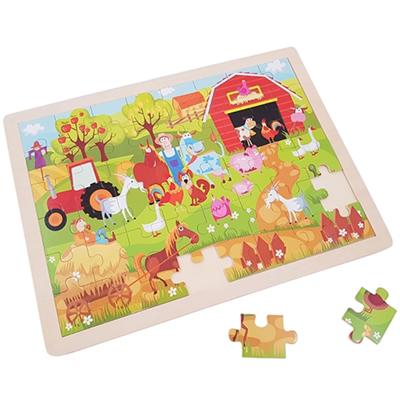 Playwood houten legpuzzel boerderij Playwood houten legpuzzel boerderij