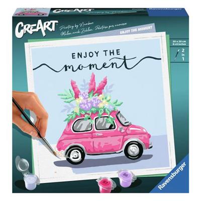Ravensburger Creart schilderen op nummer - enjoy the moment