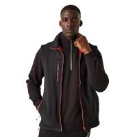 Ragetta RG915 Navigate 2-Layer Softshell Bodywarmer - Black/Lime - 3XL - thumbnail