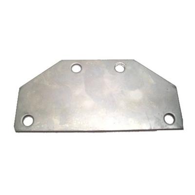 Gazelle Adapter plaatje achterlicht 95 x 45 mm RVS grijs