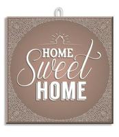 Slogan tegel Home Sweet Home - thumbnail