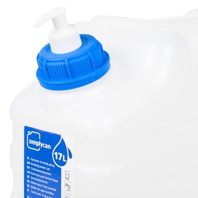 VidaXL Watertank met kraan en zeepdispenser 15 l kunststof