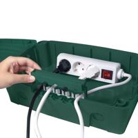 LogiLink Scatola Elettrica IP54 Cable Organizer Organizzatore Cavi Verde LPS272 Kabelbehuizing 320 x 115 x 210 Kunststof Groen 1 stuk(s) - thumbnail