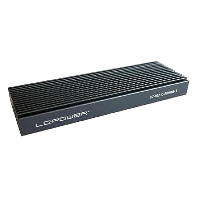 LC-Power LC-M2-C-NVME-3 behuizing voor opslagstations SDD-behuizing Zwart M.2
