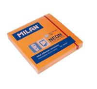 Zelfklevende briefjes Milan Oranje 76 x 76 mm (10 Stuks) - thumbnail