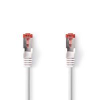 Nedis CAT6 Netwerkkabel | RJ45 Male | RJ45 Male | S/FTP | 15.0 m | Rond | LSZH | Wit | Label - CCGL85221WT150 - thumbnail
