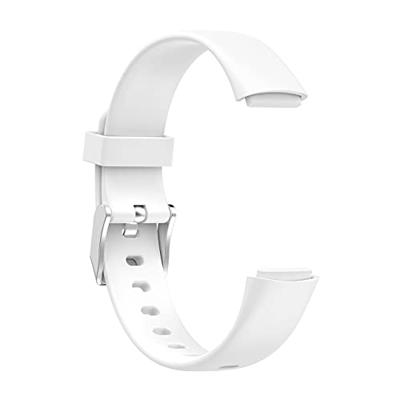 Fitbit Luxe - Sportbandje met gesp - Maat: Small - Wit