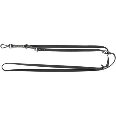 TRIXIE CITYSTYLE HONDENRIEM VERSTELBAAR PVC ZWART 200X2 CM