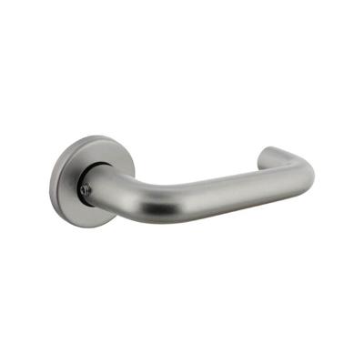 Intersteel Deurkruk Rond op rozet - aluminium Intersteel Deurkruk Rond op rozet - aluminium
