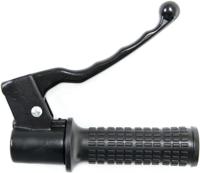 Domino Gasgreep compl., met metaalhendel, zwart throttle grips alu sw 1-pull, brake leve - thumbnail