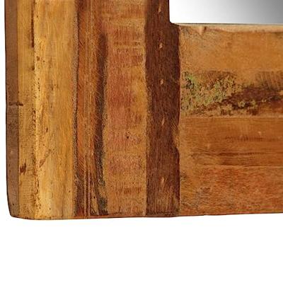 VidaXL Wandspiegel 60x60 cm massief gerecycled hout